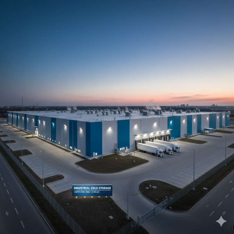 Cryzenta ColdVault – Industrial Cold Storage Facility for Rent