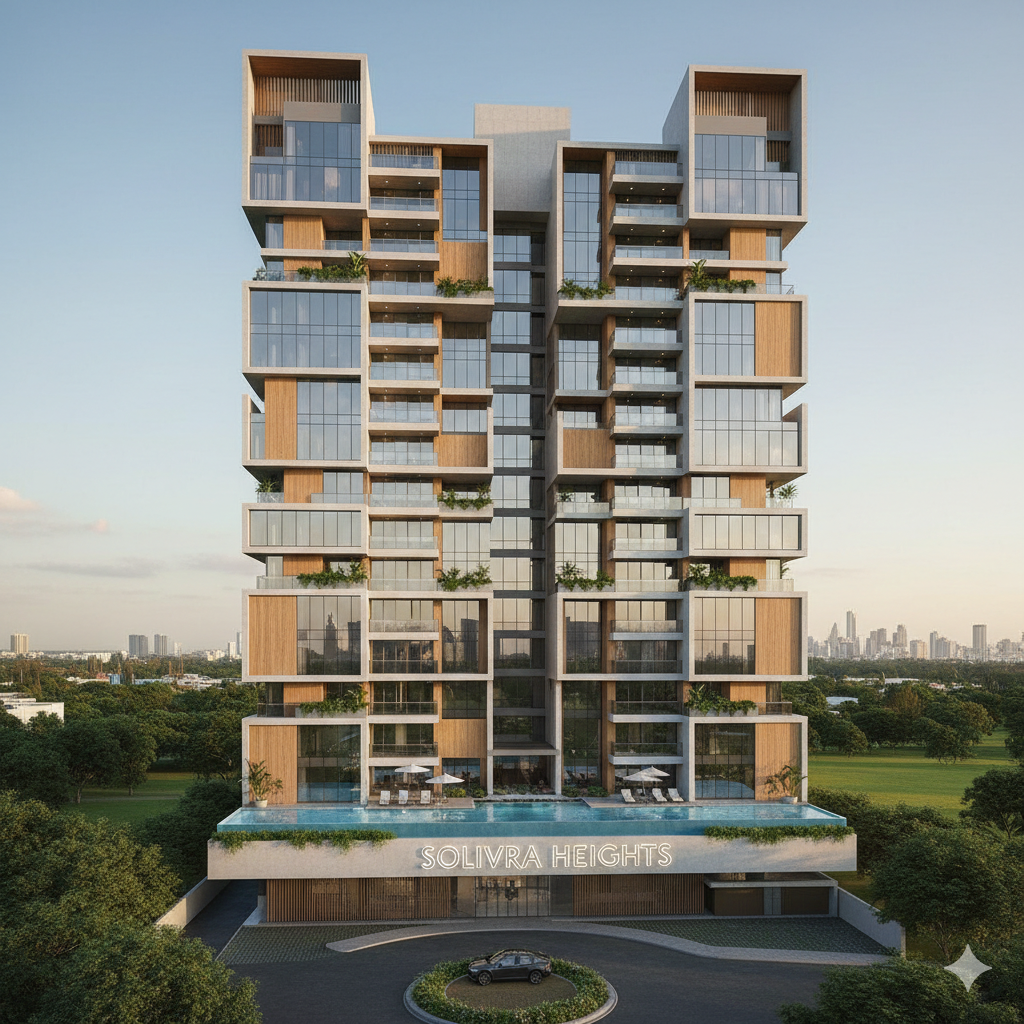 Solivra Heights – Modern 3 BHK Apartment for Rent