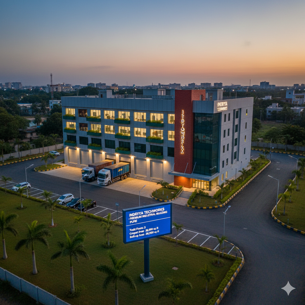 Indryxa TechWorks – Premium Industrial Building for Lease